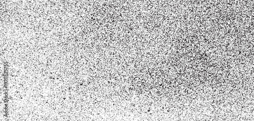 Abstract vector noise. Small particles of debris and dust. Distressed uneven background. Grunge texture overlay with fine grains isolated on white background. Vector illustration. EPS10.