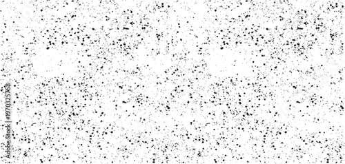 Abstract vector noise. Small particles of debris and dust. Distressed uneven background. Grunge texture overlay with fine grains isolated on white background. Vector illustration. EPS10.
