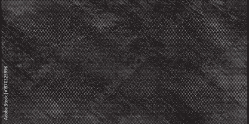 Abstract vector noise. Small particles of debris and dust. Distressed uneven background. Grunge texture overlay with fine grains isolated on white background. Vector illustration. EPS10.