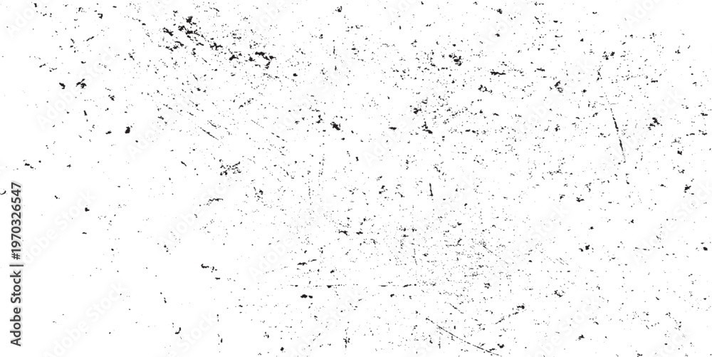 Obraz premium Scratched and Cracked Grunge Urban Background Texture Vector. Dust Overlay Distress Grainy Grungy Effect. Distressed Backdrop Vector Illustration. Isolated Black on White Background. EPS 10.