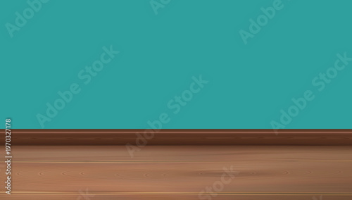Wood floor interior background vector illustration design element for room setting architecture texture and modern space concept