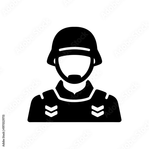 Brave Military Combatant Icon