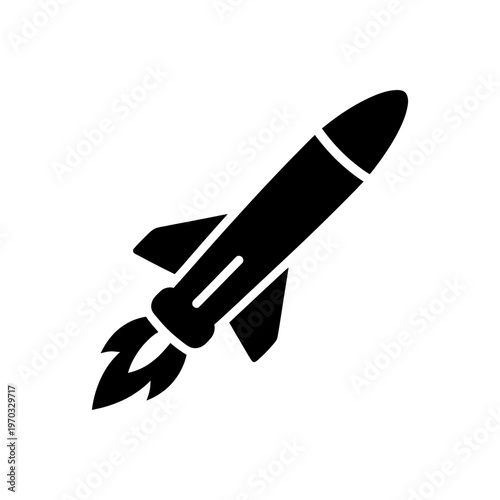 Tactical Rocket Launch Icon