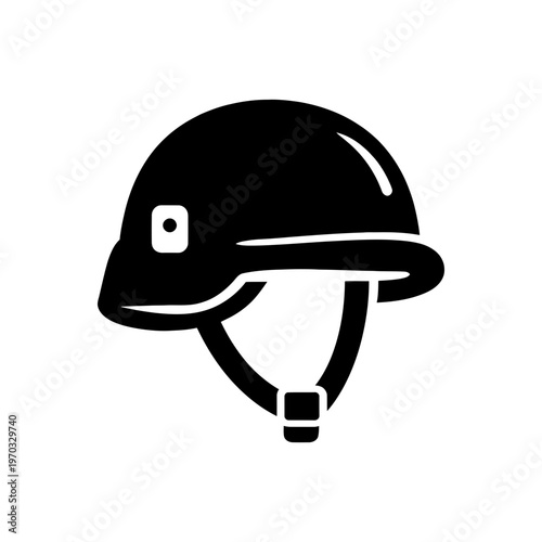 actical Combat Military Helmet Icon