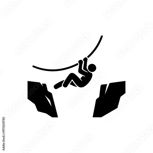 High Altitude Zipline Adventure Icon
