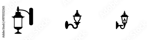 Elegant Antique Lantern Sconce - Vintage Decorative Wall Lighting