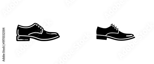 Elegant Silhouette of a Dress Shoe: Timeless Classic Fashion Style