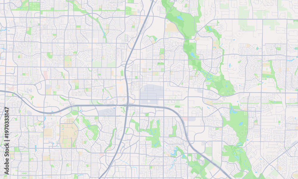 Fototapeta premium Plano Texas map