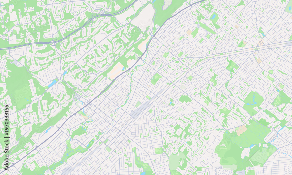 Fototapeta premium Plainfield New Jersey map