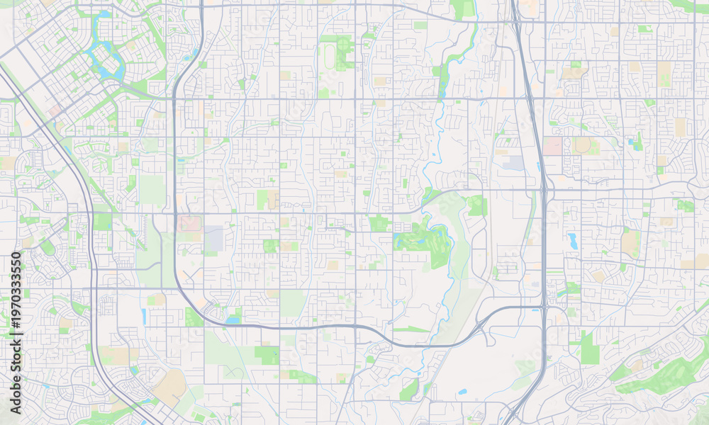 Obraz premium Riverton Utah map