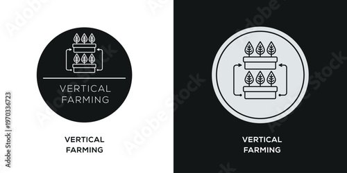 Creative (Vertical Farming) icon, vector sign.
