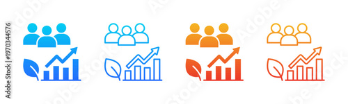 Community Impact icon sheet multiple style collection