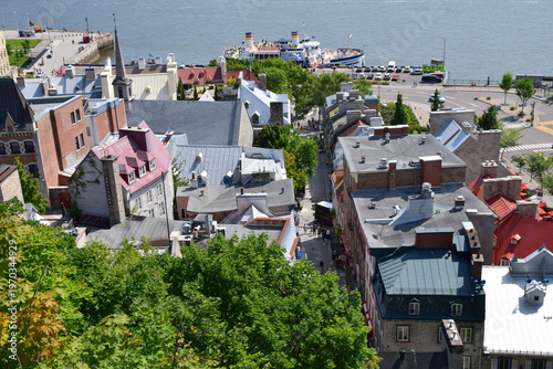 La Rue Sous-le-Fort, vue depuis la Terrasse Dufferin