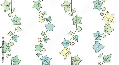 Colorful Star Garland Decoration.