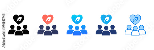 CSR Programs icon sheet multiple style collection