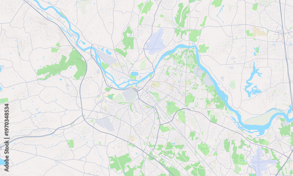 Obraz premium Schenectady New York map