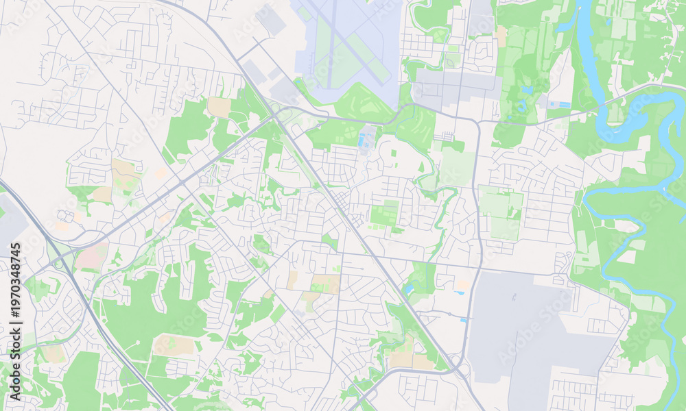 Fototapeta premium Smyrna Tennessee map