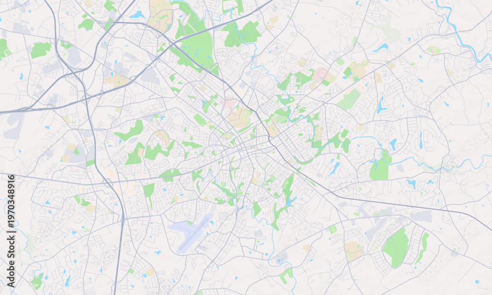 Obraz premium Spartanburg South Carolina map