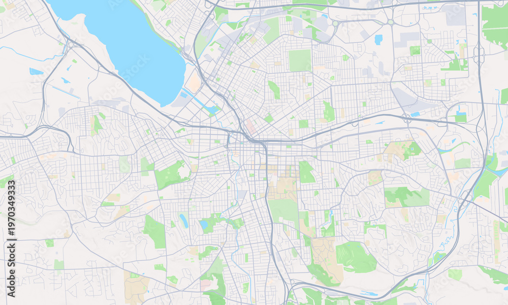 Fototapeta premium Syracuse New York map