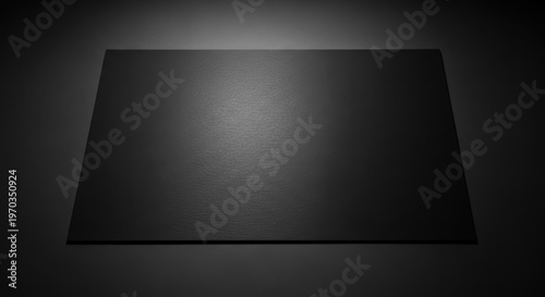 Minimalist 3D Render of a Textured Slab