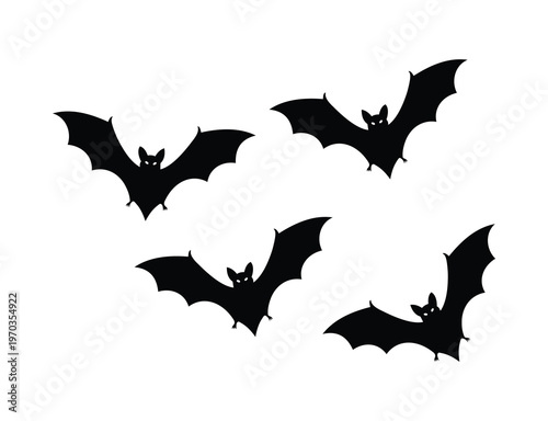 halloween bat and bats