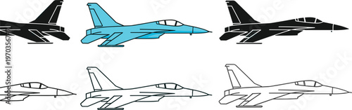 International Passport Icon Set Vector Illustration for Global Travel Citizenship Identity Document 