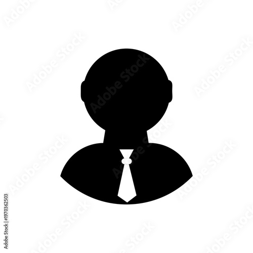 Silhouette of a Professional: A stark silhouette of a professional, exuding an air of formality and purpose. This simple image conveys professionalism and suitability for various corporate contexts.