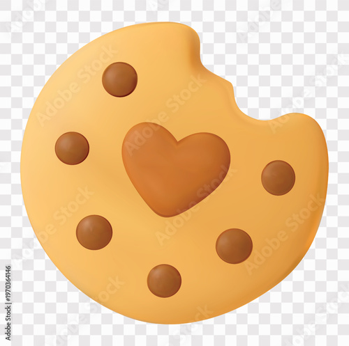 Bakery and Pastry Vector Icon Set | 3D icon set | Cookie
 