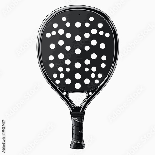 paddle racket vector image