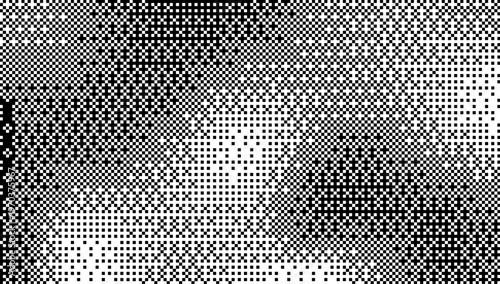 Abstract bitmap halftone texture shows pixelated gradient gradation with dither effect.Retro y2k game computer tech techno vibe, vintage cyberpunk grain noise bit pixel art feel, digital mood glitch.