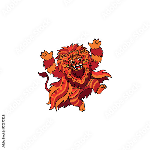 Lion Dance Performance Chinese New Year.