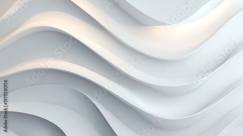 Abstract Wave Form: a visually captivating display, presenting smooth, undulating waves. The elegant design suggests flow and movement, lending itself to a modern aesthetic. 