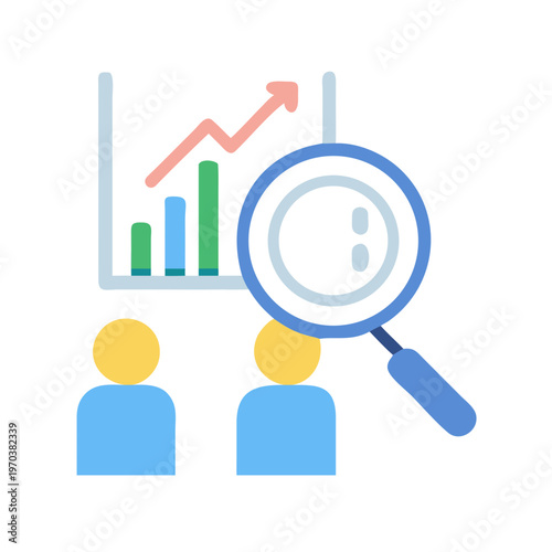 Data analysis and teamwork to achieve business growth success and review performance