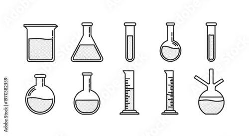 Laboratory Equipment Science Lab Glassware.