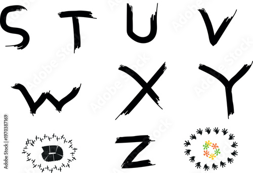 aerial fleet formation vector illustration