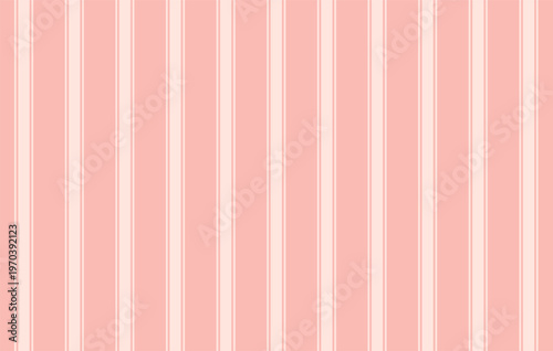 Vertical line stripe seamless pattern background. Pink and cream playful seamless pattern