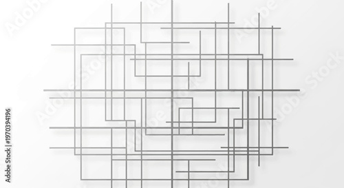 Geometric pattern with intersecting lines.