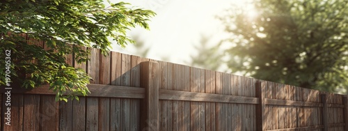 Wide Shot Wooden Fence Background Copper Plant Mister Negative