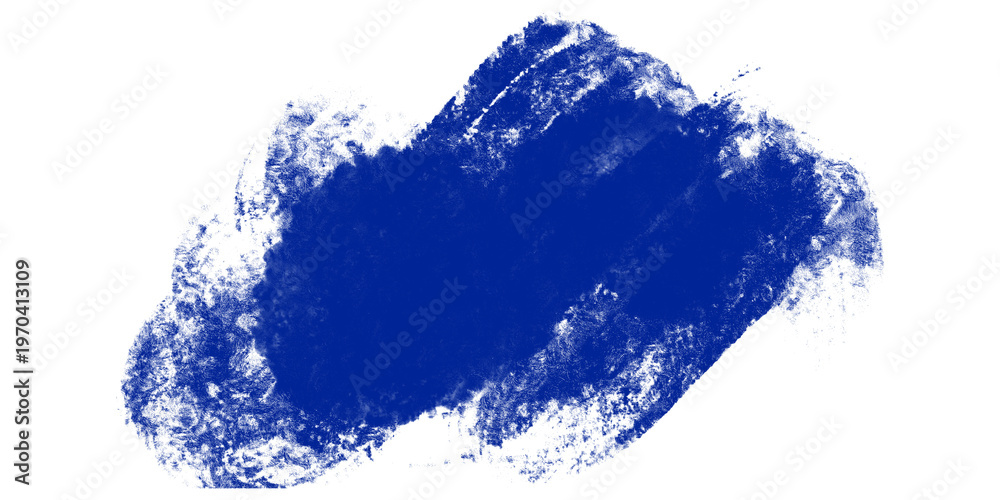 Fototapeta premium Grunge blue brush stroke