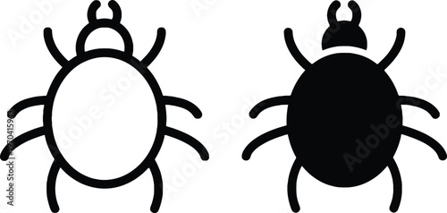 Stylized scarab beetle illustrations a black and white depiction of ancient egyptian symbolism