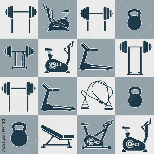 Fitness Equipment Collection for Gym and Home Workouts.