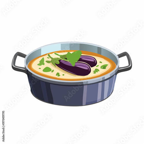 Auberginen Pfanne