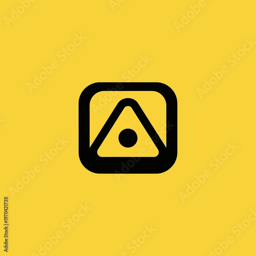 Free Download Abstract Geometric Logo Design with Triangle and Circle. - GFXLoad
