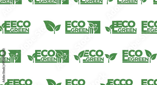 Eco Green Logo Collection for Sustainable Business Branding.