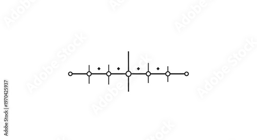 Abstract Geometric Pattern with Circles and Lines.