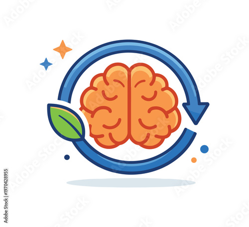 Attention reset and mental refresh cycles focused on intentionally clearing cognitive load to restore focus and productivity during work sessions, a