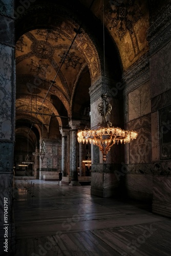 arches of the cathedral of the holy sepulchre