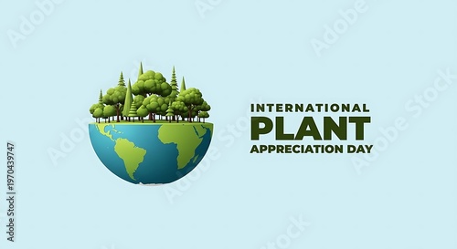 International Plant Appreciation Day Celebration with Earth and Trees.