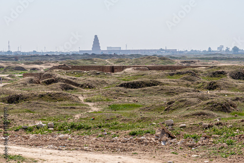 Remains of Abkhazian architecture from the Virgin Palace in Samarra, Iraq