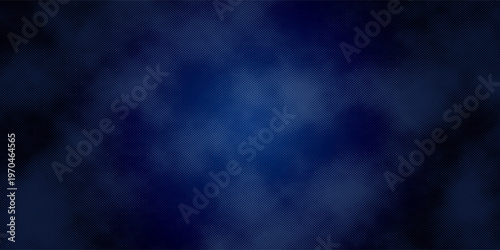 Simple abstract cloudscape with dark blue gradient and soft dotted texture, calm night sky theme